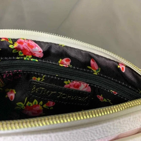 Betsy Johnson Zanza Faux Leather QuiltedCrossbody/Wristlet Purse - Picture 6 of 9